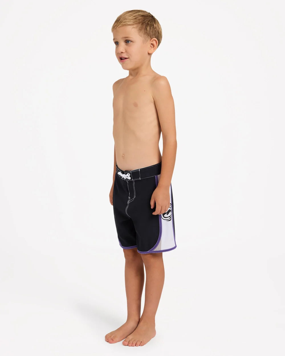 BILLABONG BOYS 2-7 SPEC DBAH BIO WAVE PRO 13" BOARDSHORTS – BLACK