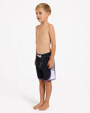 BILLABONG BOYS 2-7 SPEC DBAH BIO WAVE PRO 13" BOARDSHORTS – BLACK