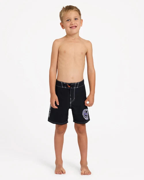 BILLABONG BOYS 2-7 SPEC PULSE OG 13" BOARDSHORTS – BLACK