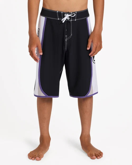 BILLABONG BOYS 8-16 SPEC DBAH BIO WAVE 19" BOARDSHORTS – BLACK