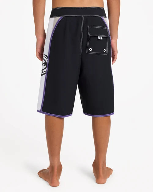 BILLABONG BOYS 8-16 SPEC DBAH BIO WAVE 19" BOARDSHORTS – BLACK