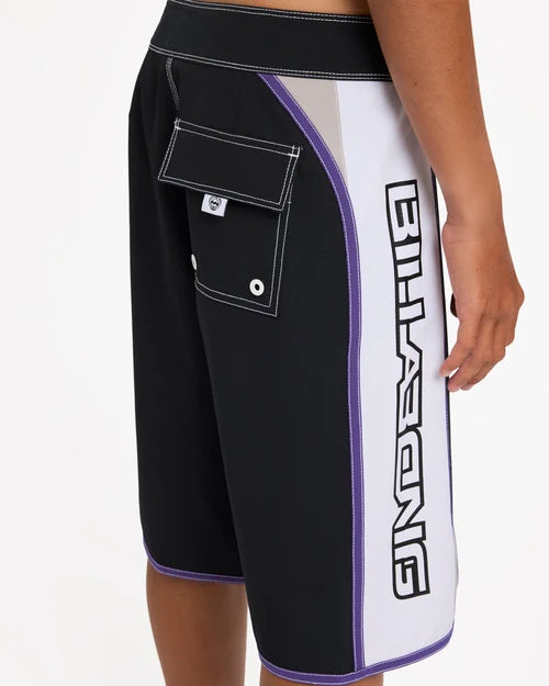 BILLABONG BOYS 8-16 SPEC DBAH BIO WAVE 19" BOARDSHORTS – BLACK