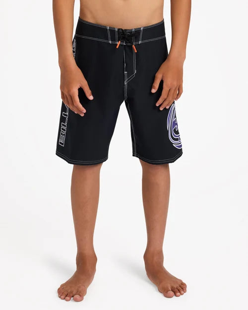 BILLABONG BOYS 8-16 SPEC PULSE OG 17" BOARDSHORTS – BLACK