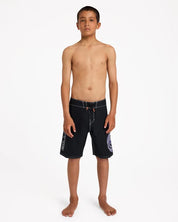 BILLABONG BOYS 8-16 SPEC PULSE OG 17" BOARDSHORTS – BLACK