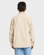 BILLABONG BOYS BONG DAYS CORDUROY LONG SLEEVE SHIRT STONE