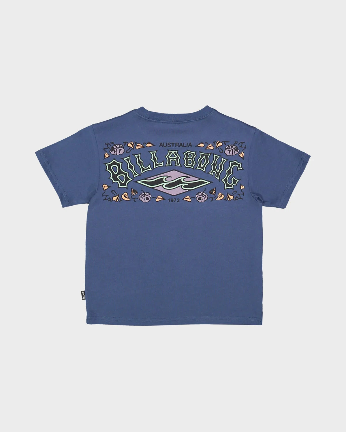 BILLABONG BOYS HERITAGE ARCH T-SHIRT KIDS SURF TEE NAVY 0-7