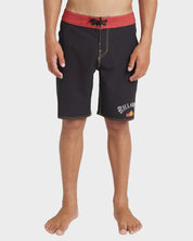 BILLABONG BOYS OTIS FLAG PRO BOARDSHORTS – BLACK