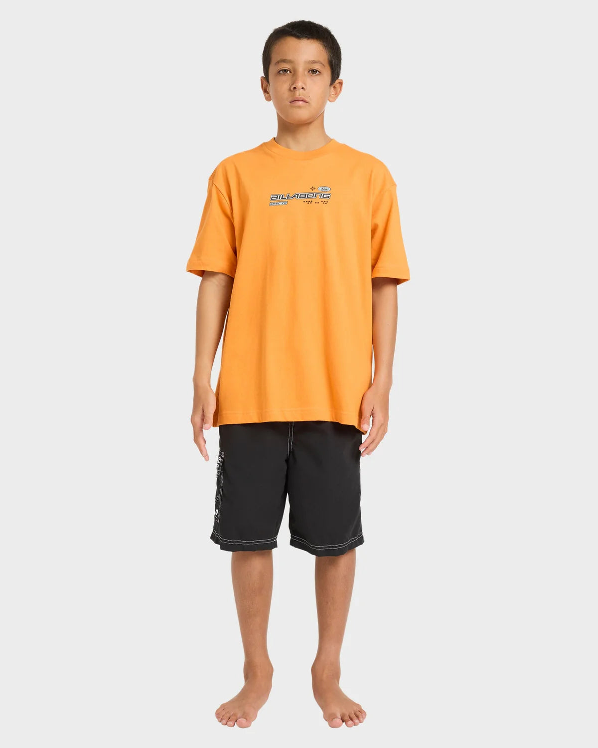 BILLABONG BOYS SPEC 73 SIGNAL T-SHIRT KIDS SURF TEE DUSTY ORANGE 8-16