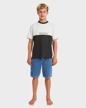 BILLABONG SPEC LEGACY OG T-SHIRT – BOYS 8-16 GRAPHIC SURF TEE SILVER