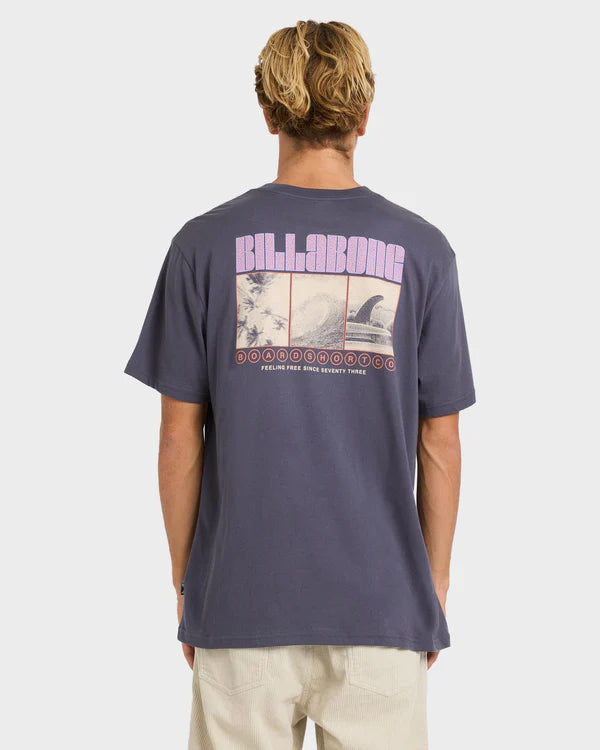 BILLABONG BROADSHEET PREMIUM T-SHIRT GRAYSTONE