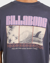 BILLABONG BROADSHEET PREMIUM T-SHIRT GRAYSTONE
