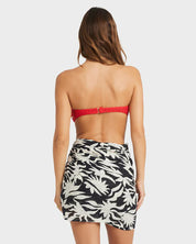 BILLABONG BY MY SIDE WOMENS SARONG BEACH SWIM COVER UP RESORT WRAP BLACK WHITE