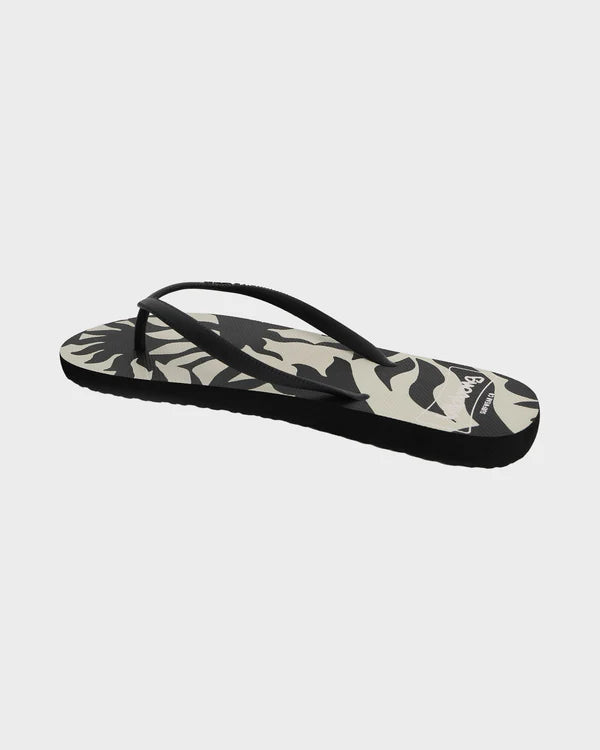 BILLABONG BY MY SIDE WOMENS THONGS COMFORTABLE SURF SANDALS BLACK