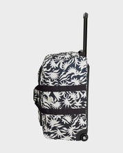 BILLABONG CHECK IN WOMENS LUGGAGE LARGE TRAVEL SUITCASE HOLIDAY WHITE BLACK