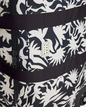 BILLABONG CHECK IN WOMENS LUGGAGE LARGE TRAVEL SUITCASE HOLIDAY WHITE BLACK