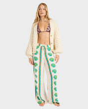 BILLABONG COASTAL CRUSH ELASTIC PANTS SALT CRYSTAL