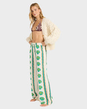 BILLABONG COASTAL CRUSH ELASTIC PANTS SALT CRYSTAL