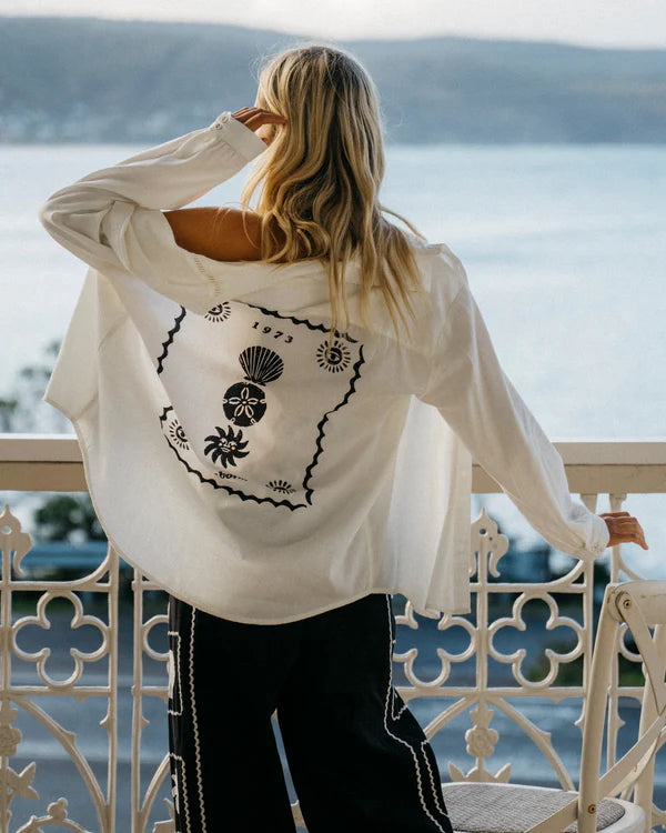 BILLABONG COASTAL CRUSH LONG SLEEVE SHIRT – SALT CRYSTAL