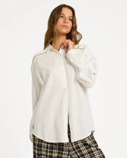 BILLABONG COASTAL CRUSH LONG SLEEVE SHIRT – SALT CRYSTAL