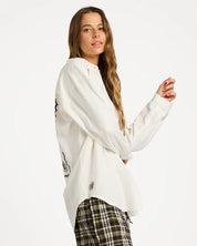 BILLABONG COASTAL CRUSH LONG SLEEVE SHIRT – SALT CRYSTAL