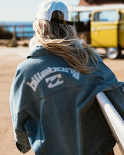 BILLABONG COOL TIMES TRUCKER JACKET SUN FADED INDIGO
