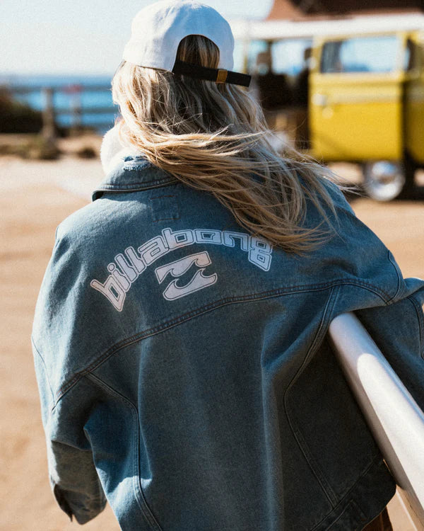 BILLABONG COOL TIMES TRUCKER JACKET SUN FADED INDIGO