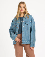 BILLABONG COOL TIMES TRUCKER JACKET SUN FADED INDIGO