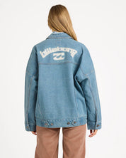 BILLABONG COOL TIMES TRUCKER JACKET SUN FADED INDIGO