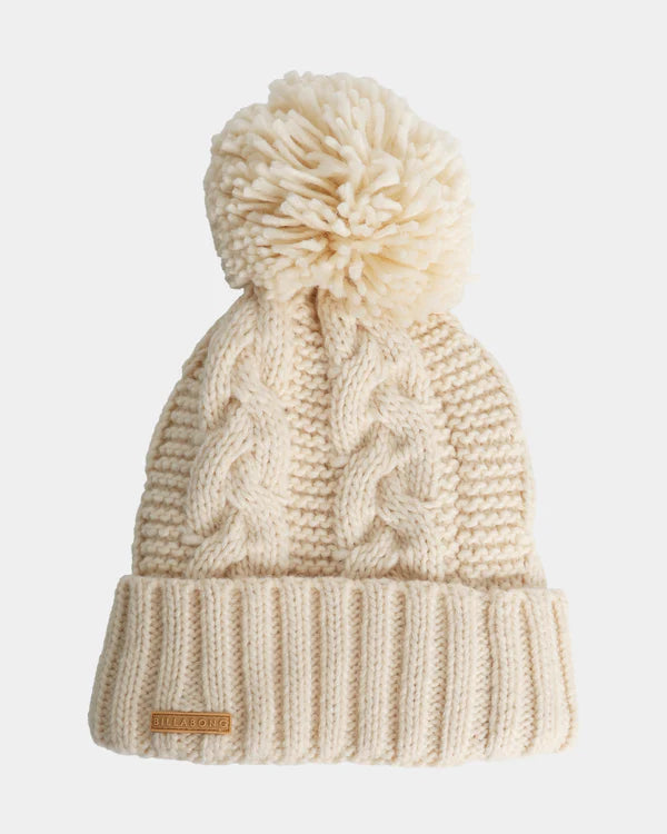 BILLABONG COZY UP BEANIE WHITE CAP