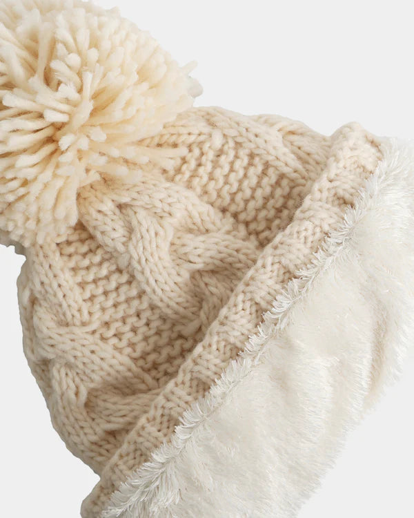BILLABONG COZY UP BEANIE WHITE CAP
