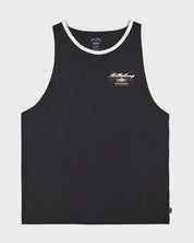 BILLABONG CROSSBOARDS TIPPER TANK TOP – MENS SURF SINGLET WASHED BLACK
