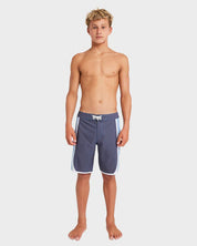 BILLABONG DBAH BIO WAVE 18" BOARDSHORTS – BOYS 8–16 SURF SHORTS IN VINTAGE INDIGO