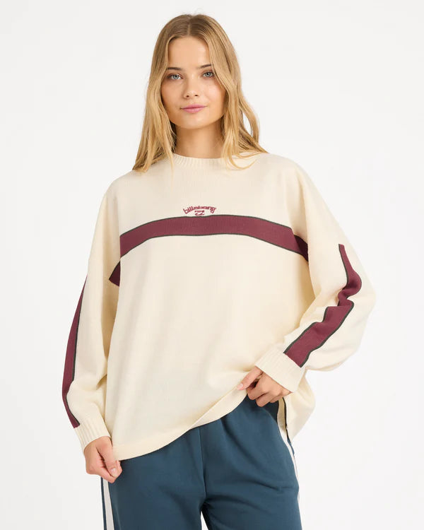 BILLABONG ENDLESS EASE SWEATER SALT CRYSTAL