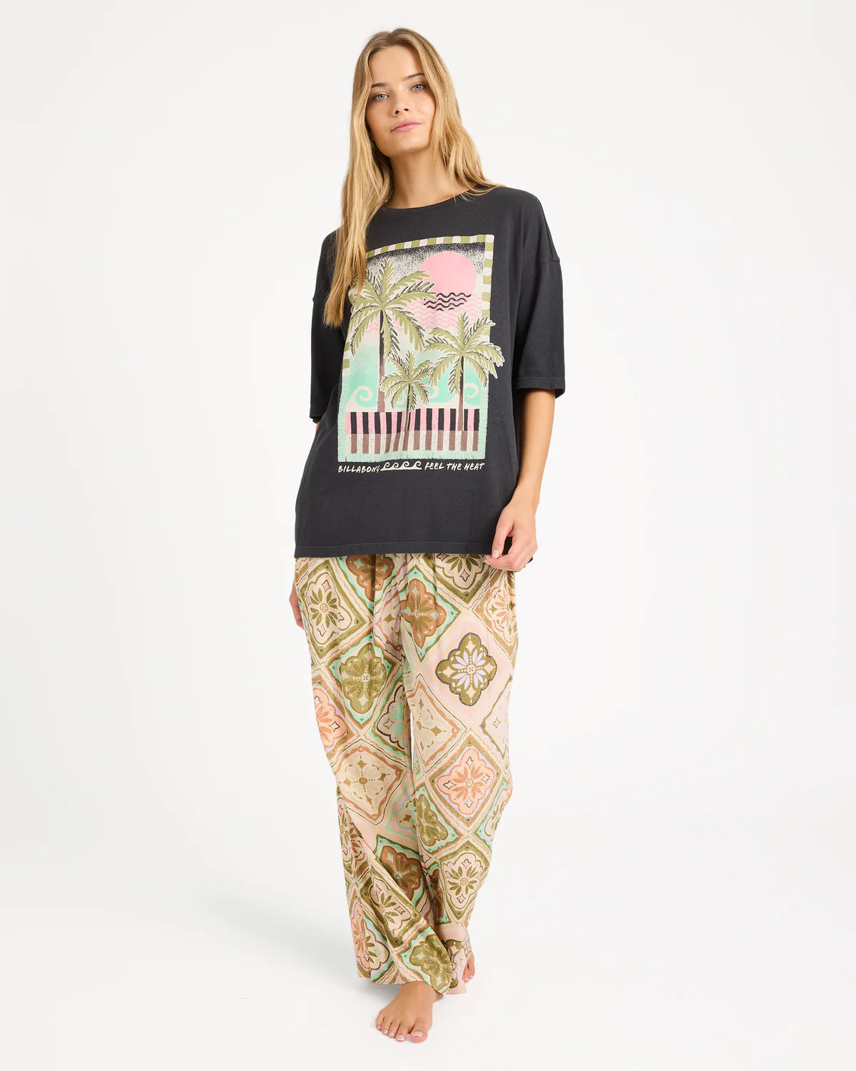 BILLABONG FEEL IT T-SHIRT – BLACK SANDS
