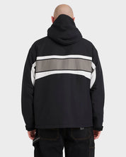 BILLABONG FLUID 2K JACKET MENS WATER RESISTANT SURF STREETWEAR JACKET BLACK