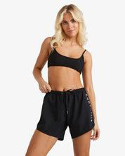 BILLABONG FUN TIMES BOARDSHORTS WOMENS SURF SHORTS BEACHWEAR BLACK PEBBLE