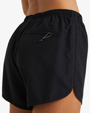 BILLABONG FUN TIMES BOARDSHORTS WOMENS SURF SHORTS BEACHWEAR BLACK PEBBLE