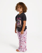 BILLABONG GIRLS 0-5 ALOHA CLUB T-SHIRT – OFF BLACK