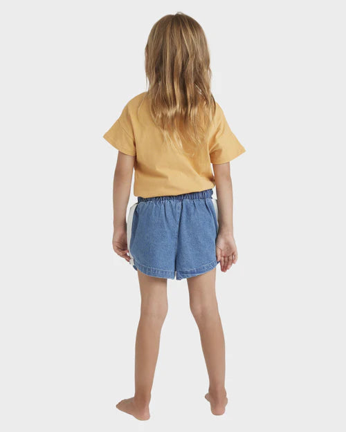BILLABONG GIRLS 0-5 SKIES OLLY SHORTS (SALT WASHED)