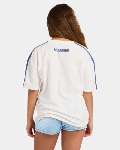 BILLABONG GIRLS 6-16 BREAKER SQUAD T-SHIRT – SALT CRYSTAL