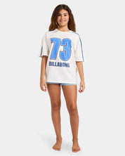 BILLABONG GIRLS 6-16 BREAKER SQUAD T-SHIRT – SALT CRYSTAL