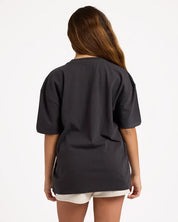 BILLABONG GIRLS 6-16 HAZY DAYZ T-SHIRT – OFF BLACK