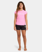 BILLABONG GIRLS 8-16 BLOOM CRUSH BOARDSHORTS – BLACK