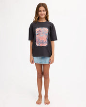 BILLABONG GIRLS 8-16 SUNSET DRIFT DENIM MINI SKIRT – WATERDROP BLUE