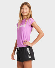 BILLABONG GIRLS HEAT WAVE RASH VEST – BARBADOS