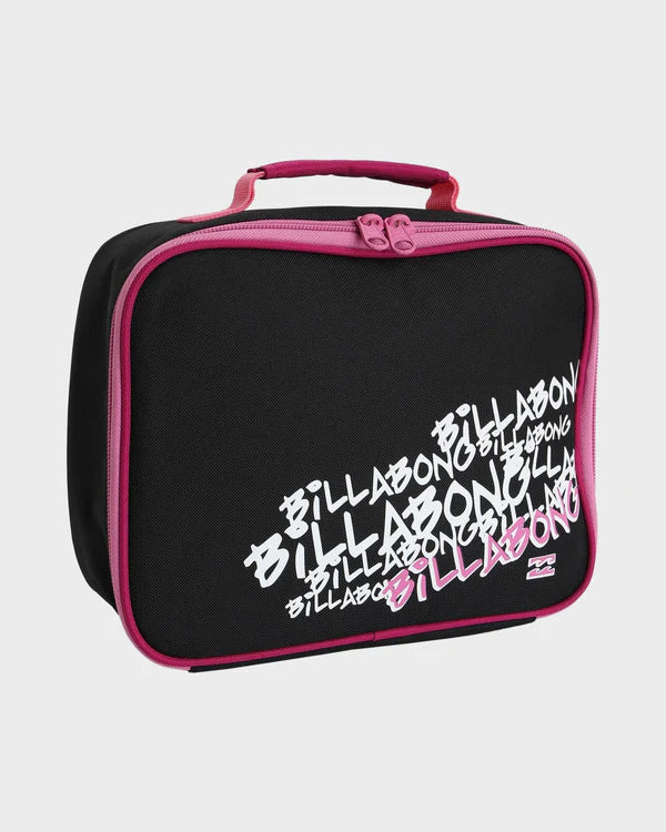 BILLABONG GIRLS SAY MY NAME LUNCHBOX BLACK