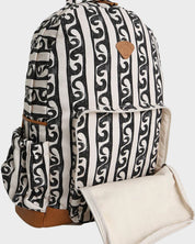 BILLABONG HOME ABROAD WOMENS BACKPACK SURF TRAVEL DAY PACK BLACK WHITE