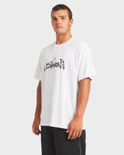 BILLABONG IDENTITY OG MENS T SHIRT CLASSIC SURF GRAPHIC TEE WHITE
