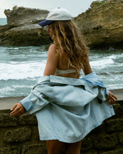 BILLABONG JADE SALTWASHED DENIM SHACKET BLUE MIST