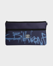BILLABONG JUMBO PENCIL CASE – VINTAGE NAVY